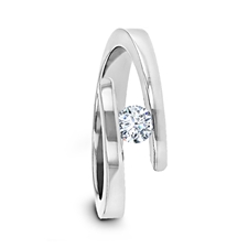 Thorsten | Titanium Diamond Wedding Ring